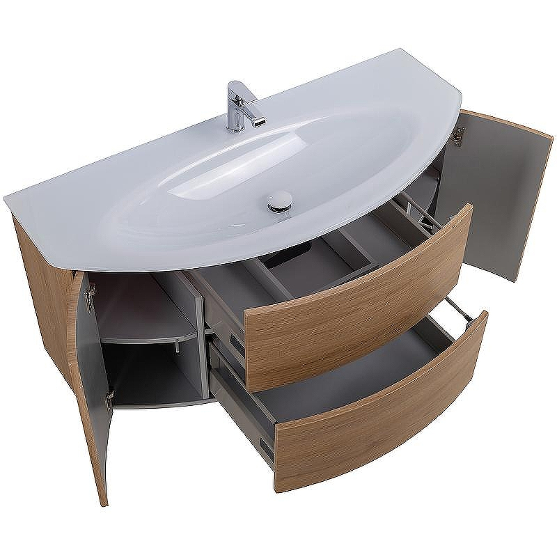 Тумба под раковину Cezares Eden 120 54842 подвесная Rovere Tabacco, купить, цена, заказать, магазин, доставка, скидка, промокод, купить, цена, заказать, магазин, доставка, скидка, промокод