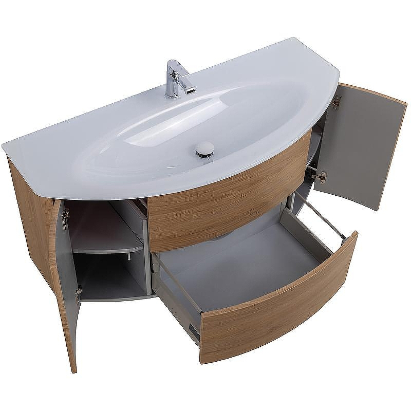 Тумба под раковину Cezares Eden 120 54842 подвесная Rovere Tabacco, купить, цена, заказать, магазин, доставка, скидка, промокод, купить, цена, заказать, магазин, доставка, скидка, промокод