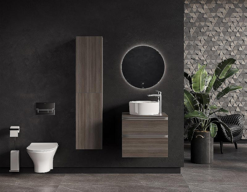 Шкаф пенал Roca The Gap 35 A857427402 подвесной Городской дуб, купить, цена, заказать, магазин, доставка, скидка, промокод, купить, цена, заказать, магазин, доставка, скидка, промокод