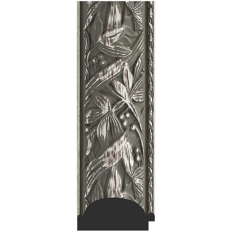 Зеркало Evoform Exclusive 109х79 BY 3468 с фацетом в багетной раме - Византия серебро 99, купить, цена, заказать, магазин, доставка, скидка, промокод, купить, цена, заказать, магазин, доставка, скидка, промокод