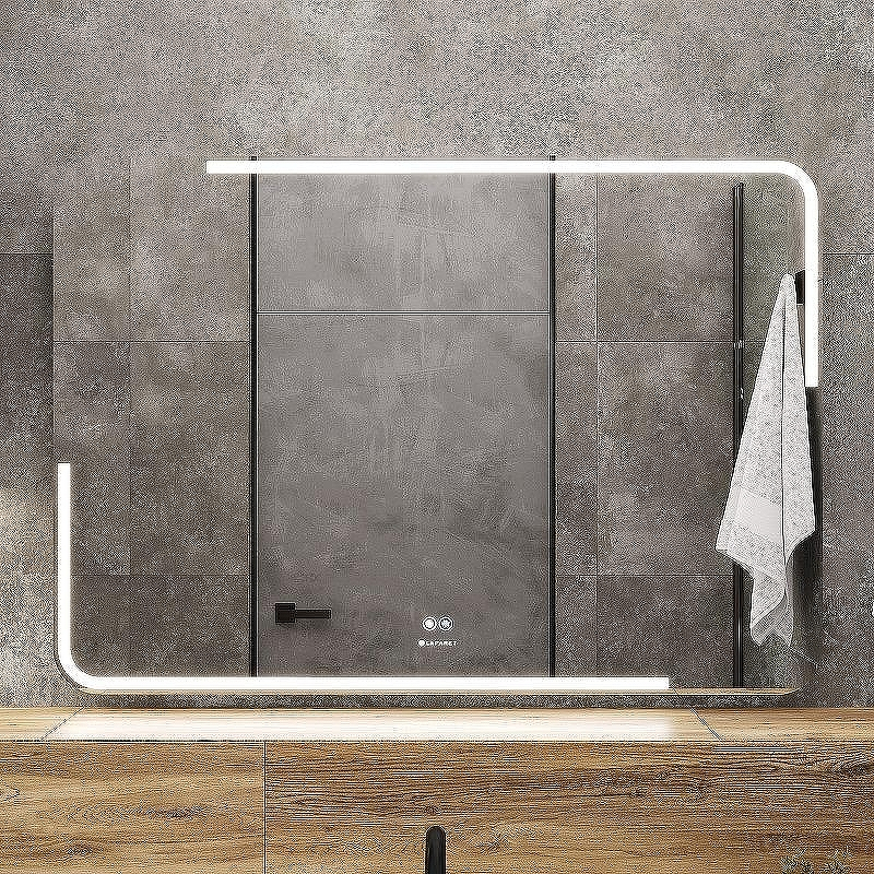 Зеркало Laparet Atlas 100 Atlas.100*70 с подсветкой с сенсорным выключателем и подогревом, купить, цена, заказать, магазин, доставка, скидка, промокод, купить, цена, заказать, магазин, доставка, скидка, промокод