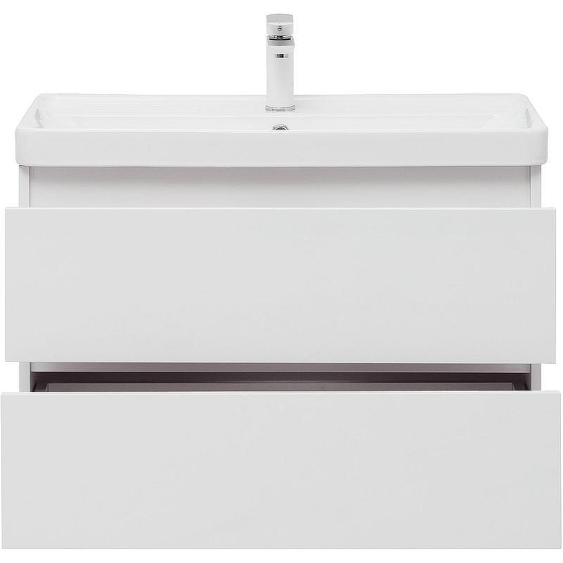 Тумба под раковину Aquanet Вега 80 308334 подвесная Белый глянец, купить, цена, заказать, магазин, доставка, скидка, промокод, купить, цена, заказать, магазин, доставка, скидка, промокод