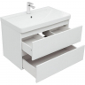 Тумба под раковину Aquanet Вега 80 308334 подвесная Белый глянец, купить, цена, заказать, магазин, доставка, скидка, промокод, купить, цена, заказать, магазин, доставка, скидка, промокод
