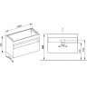 Тумба под раковину Keuco Stageline 100 32872 300000 подвесная Белая, купить, цена, заказать, магазин, доставка, скидка, промокод, купить, цена, заказать, магазин, доставка, скидка, промокод