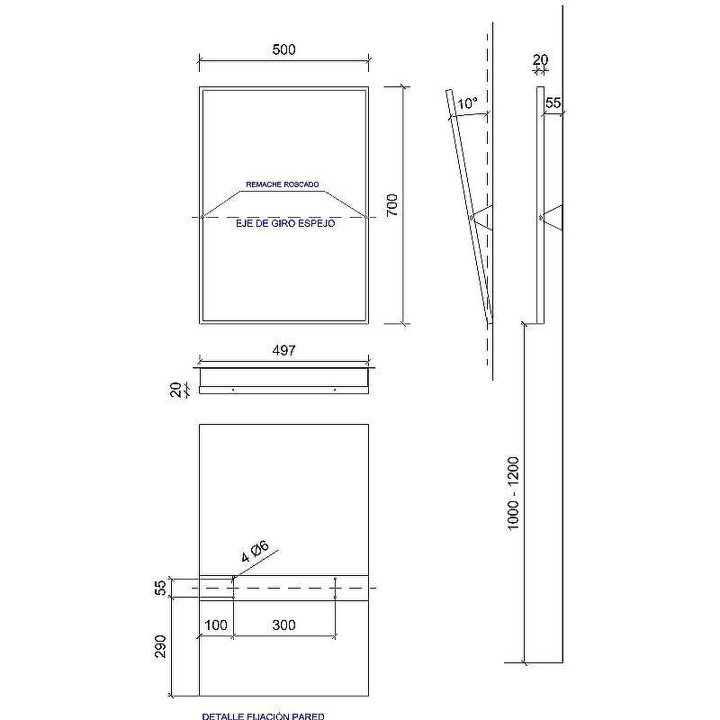 Зеркало Nofer 50 08023.B Хром, купить, цена, заказать, магазин, доставка, скидка, промокод, купить, цена, заказать, магазин, доставка, скидка, промокод