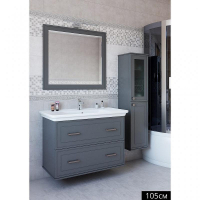 Зеркало Sanflor Модена 105 С02731 Серое, купить, цена, заказать, магазин, доставка, скидка, промокод, купить, цена, заказать, магазин, доставка, скидка, промокод