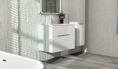 Шкаф пенал Jorno Modul 35 R Mоl.04.150/P/W подвесной Белый глянец