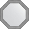 Зеркало Evoform Octagon 77х77 BY 3879 в багетной раме - Серебряная кольчуга 88, купить, цена, заказать, магазин, доставка, скидка, промокод, купить, цена, заказать, магазин, доставка, скидка, промокод