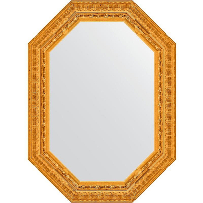 Зеркало Evoform Octagon 54x74 BY 7133 в багетной раме - Сусальное золото 80