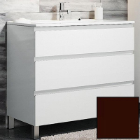 Тумба с раковиной SanVit Авеню-3 120 kavenu3120 в цвете Ral Шоколад, купить, цена, заказать, магазин, доставка, скидка, промокод, купить, цена, заказать, магазин, доставка, скидка, промокод