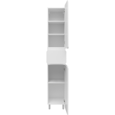 Шкаф пенал Misty Чегет 35 R П-Чег-05035-01-1ЯП Белый глянцевый