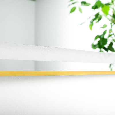 Зеркало Fixsen Led 90х70 FX-2090G с подсветкой Золото-сатин с сенсорным выключателем и диммером