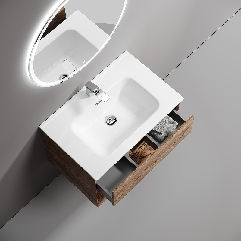 Тумба под раковину Sancos Marmi 1.0 70 MR1.070ECH подвесная Дуб чарльстон, купить, цена, заказать, магазин, доставка, скидка, промокод, купить, цена, заказать, магазин, доставка, скидка, промокод