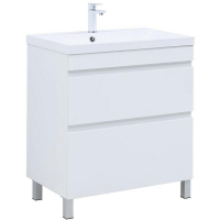 Тумба под раковину Aquanet Нота New 75 344144 Белый глянец, купить, цена, заказать, магазин, доставка, скидка, промокод, купить, цена, заказать, магазин, доставка, скидка, промокод