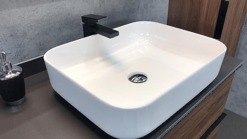 Тумба с раковиной Comforty Штутгарт 90 00-00002868 подвесная Дуб темно-коричневый Черная матовая, купить, цена, заказать, магазин, доставка, скидка, промокод, купить, цена, заказать, магазин, доставка, скидка, промокод