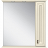 Зеркало со шкафом Misty Лувр 85 R П-Лвр03085-1014П с подсветкой Слоновая кость, купить, цена, заказать, магазин, доставка, скидка, промокод, купить, цена, заказать, магазин, доставка, скидка, промокод