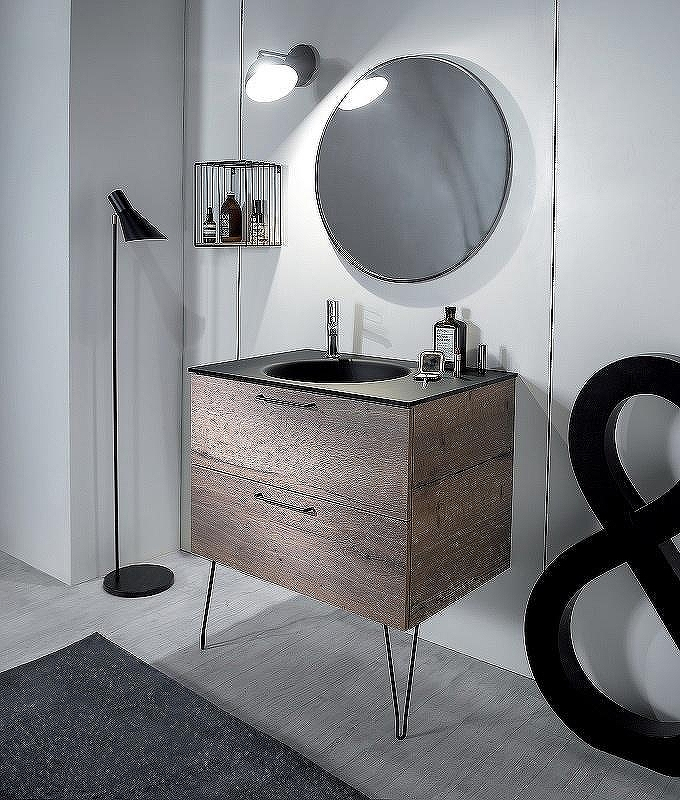 Зеркало Jacob Delafon Odeon Rive Gauche 50 EB1176-S14 Черный сатин, купить, цена, заказать, магазин, доставка, скидка, промокод, купить, цена, заказать, магазин, доставка, скидка, промокод