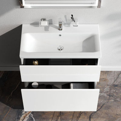 Тумба под раковину AM.PM Gem 80 M90FSX0802WG цвет Белый