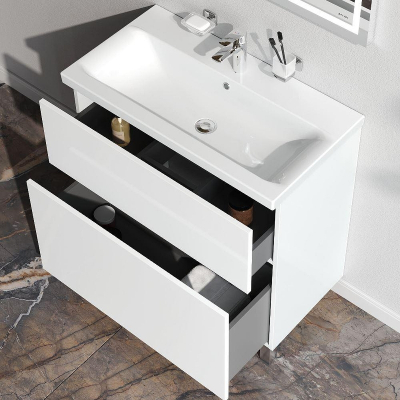 Тумба под раковину AM.PM Gem 80 M90FSX0802WG цвет Белый