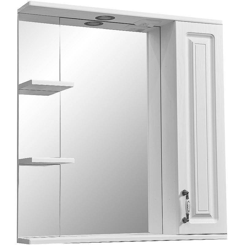 Зеркало со шкафом Stella Polar Кармела 75 SP-00000185 Ольха белая, купить, цена, заказать, магазин, доставка, скидка, промокод, купить, цена, заказать, магазин, доставка, скидка, промокод