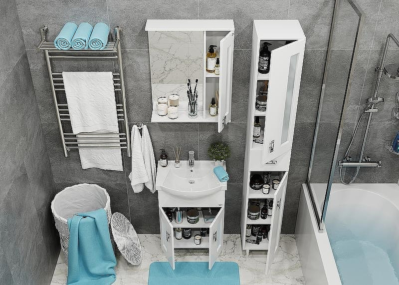 Шкаф пенал Onika Кристалл 30.18 403050 Белый, купить, цена, заказать, магазин, доставка, скидка, промокод, купить, цена, заказать, магазин, доставка, скидка, промокод