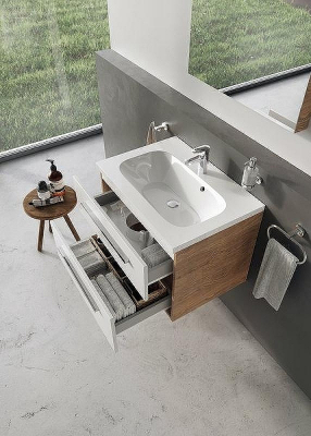 Тумба под раковину Ravak SD Chrome II 60 X000000918 подвесная Белая