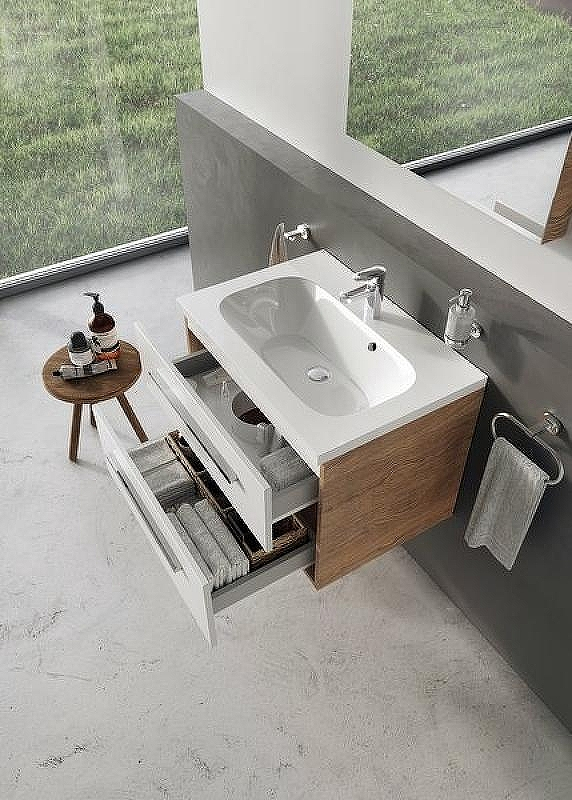 Тумба под раковину Ravak SD Chrome II 60 X000000918 подвесная Белая, купить, цена, заказать, магазин, доставка, скидка, промокод, купить, цена, заказать, магазин, доставка, скидка, промокод