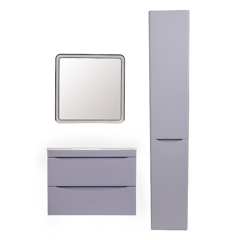 Тумба под раковину Style Line Бергамо 70 СС-00002319 подвесная Серая антискрейч, купить, цена, заказать, магазин, доставка, скидка, промокод, купить, цена, заказать, магазин, доставка, скидка, промокод