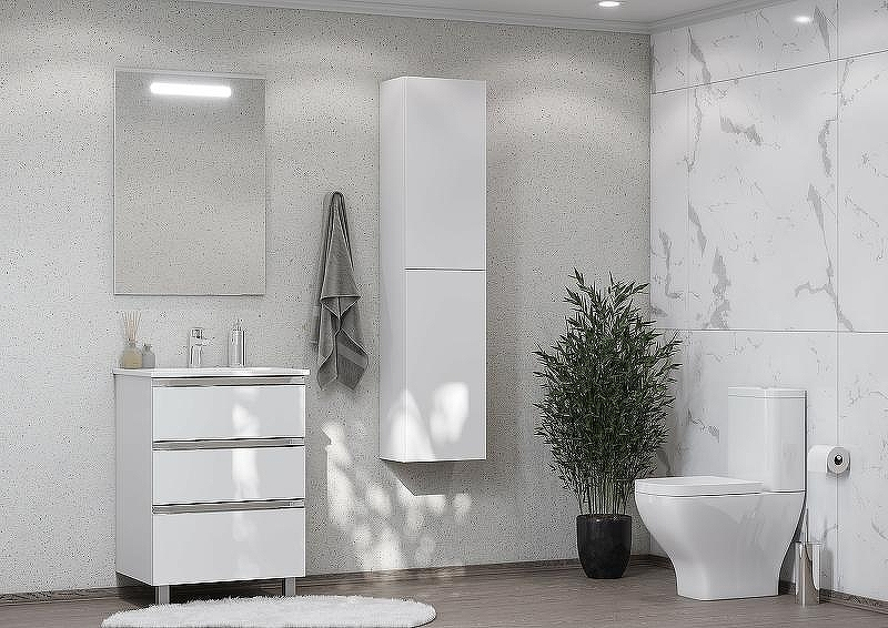 Тумба под раковину Roca The Gap 60 A857404806 подвесная Белый глянец, купить, цена, заказать, магазин, доставка, скидка, промокод, купить, цена, заказать, магазин, доставка, скидка, промокод