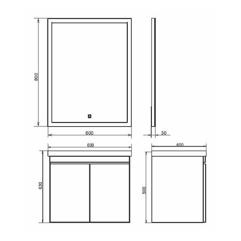 Тумба с раковиной Comforty Осло 60 00-00011149 подвесная Дуб темно-коричневый, купить, цена, заказать, магазин, доставка, скидка, промокод, купить, цена, заказать, магазин, доставка, скидка, промокод