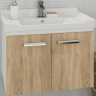 Тумба с раковиной Comforty Рига 60 00004142213 подвесная Дуб сонома, купить, цена, заказать, магазин, доставка, скидка, промокод, купить, цена, заказать, магазин, доставка, скидка, промокод
