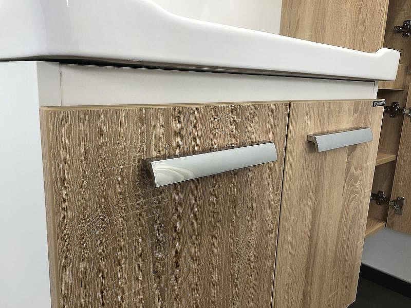 Тумба с раковиной Comforty Рига 60 00004142213 подвесная Дуб сонома, купить, цена, заказать, магазин, доставка, скидка, промокод, купить, цена, заказать, магазин, доставка, скидка, промокод