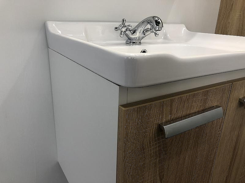 Тумба с раковиной Comforty Рига 60 00004142213 подвесная Дуб сонома, купить, цена, заказать, магазин, доставка, скидка, промокод, купить, цена, заказать, магазин, доставка, скидка, промокод