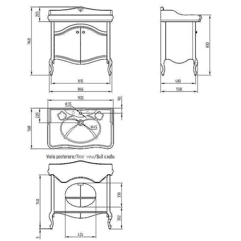 Тумба под раковину Migliore Impero 90 25982 Бежевая, купить, цена, заказать, магазин, доставка, скидка, промокод, купить, цена, заказать, магазин, доставка, скидка, промокод