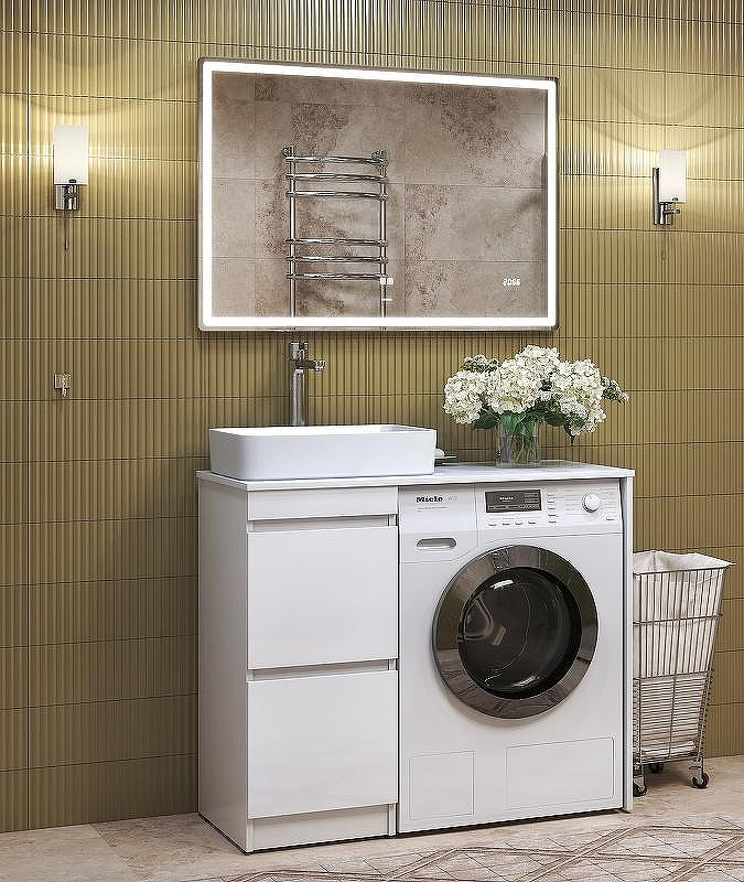 Тумба под раковину Vigo Urban 40 tn.URB.40.2Y Белая, купить, цена, заказать, магазин, доставка, скидка, промокод, купить, цена, заказать, магазин, доставка, скидка, промокод