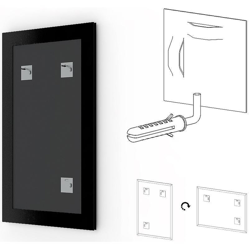 Зеркало Evoform Definite 152х72 BY 1111 в багетной раме - Алебастр 48, купить, цена, заказать, магазин, доставка, скидка, промокод, купить, цена, заказать, магазин, доставка, скидка, промокод