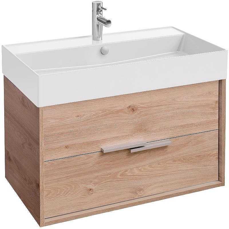 Тумба под раковину Jacob Delafon Vivienne 80 EB1667-E75-E75 подвесная Дуб давос натуральный, купить, цена, заказать, магазин, доставка, скидка, промокод, купить, цена, заказать, магазин, доставка, скидка, промокод