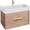 Тумба под раковину Jacob Delafon Vivienne 80 EB1667-E75-E75 подвесная Дуб давос натуральный, купить, цена, заказать, магазин, доставка, скидка, промокод, купить, цена, заказать, магазин, доставка, скидка, промокод