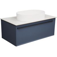 Тумба под раковину La Fenice Elba 90 FNC-01-ELB-BG-90 подвесная Синяя матовая, купить, цена, заказать, магазин, доставка, скидка, промокод, купить, цена, заказать, магазин, доставка, скидка, промокод