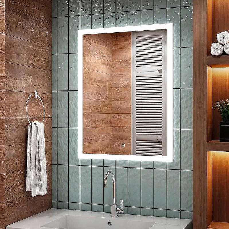 Зеркало Континент Sevilla 800х1200 ЗЛП728 с подсветкой с сенсорным выключателем, купить, цена, заказать, магазин, доставка, скидка, промокод, купить, цена, заказать, магазин, доставка, скидка, промокод