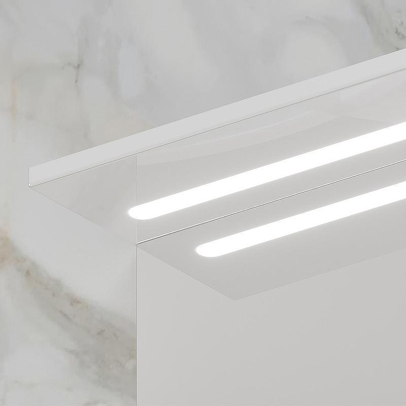 Зеркало со шкафом Volna Milena 55 R zsMLN55.R-01 с подсветкой Белое, купить, цена, заказать, магазин, доставка, скидка, промокод, купить, цена, заказать, магазин, доставка, скидка, промокод