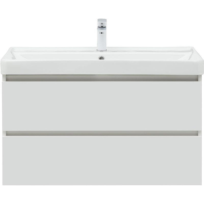 Тумба под раковину Aquanet Вега 90 316683 подвесная Белый глянец, купить, цена, заказать, магазин, доставка, скидка, промокод, купить, цена, заказать, магазин, доставка, скидка, промокод