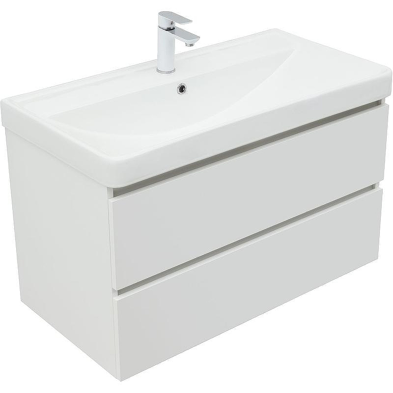 Тумба под раковину Aquanet Вега 90 316683 подвесная Белый глянец, купить, цена, заказать, магазин, доставка, скидка, промокод, купить, цена, заказать, магазин, доставка, скидка, промокод