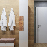 Шкаф пенал Бриклаер Форест 35 4627125416712 подвесной Дуб золотой Белый глянец, купить, цена, заказать, магазин, доставка, скидка, промокод, купить, цена, заказать, магазин, доставка, скидка, промокод