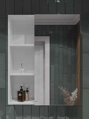 Зеркальный шкаф Orange Sistema 60 ST-60ZSW Белый глянцевый