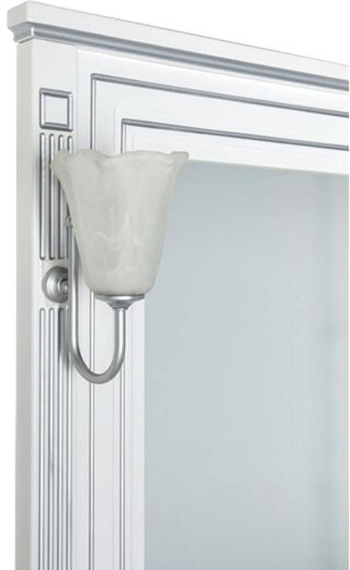 Зеркало Aquanet Паола 120 181768 Белое серебро, купить, цена, заказать, магазин, доставка, скидка, промокод, купить, цена, заказать, магазин, доставка, скидка, промокод