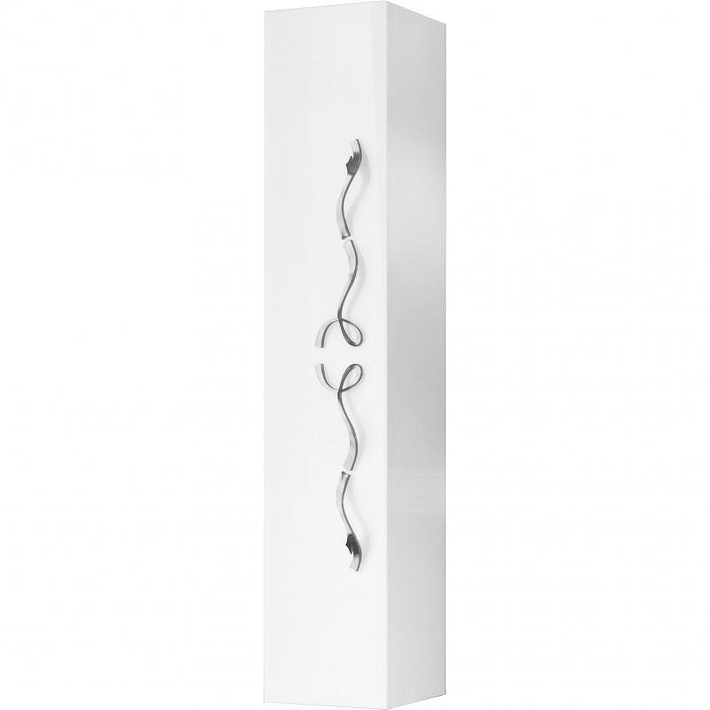 Шкаф пенал Clarberg Due amanti 25 DUE0525W Белый без ручек, купить, цена, заказать, магазин, доставка, скидка, промокод, купить, цена, заказать, магазин, доставка, скидка, промокод