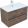 Тумба под раковину Aquanet Алвита New 80 334186 подвесная Дуб веллингтон табак, купить, цена, заказать, магазин, доставка, скидка, промокод, купить, цена, заказать, магазин, доставка, скидка, промокод