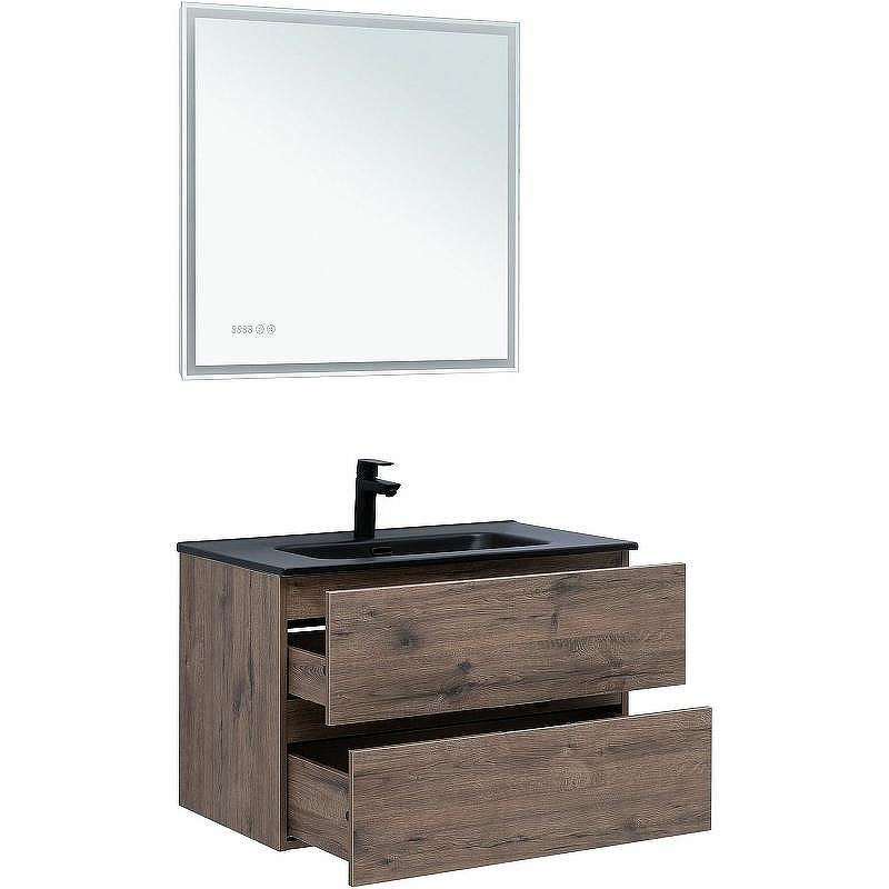 Тумба под раковину Aquanet Алвита New 80 334186 подвесная Дуб веллингтон табак, купить, цена, заказать, магазин, доставка, скидка, промокод, купить, цена, заказать, магазин, доставка, скидка, промокод