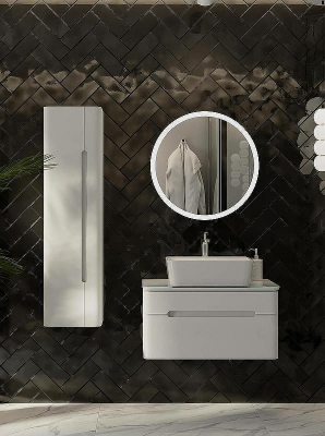 Зеркало Jorno Shine 65 Shi.02.65/W с подсветкой с сенсорным выключателем